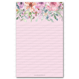 Blush Floral Letter Writing Paper