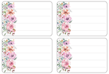 Blush Floral Mailing Address Labels <br> Set of 16
