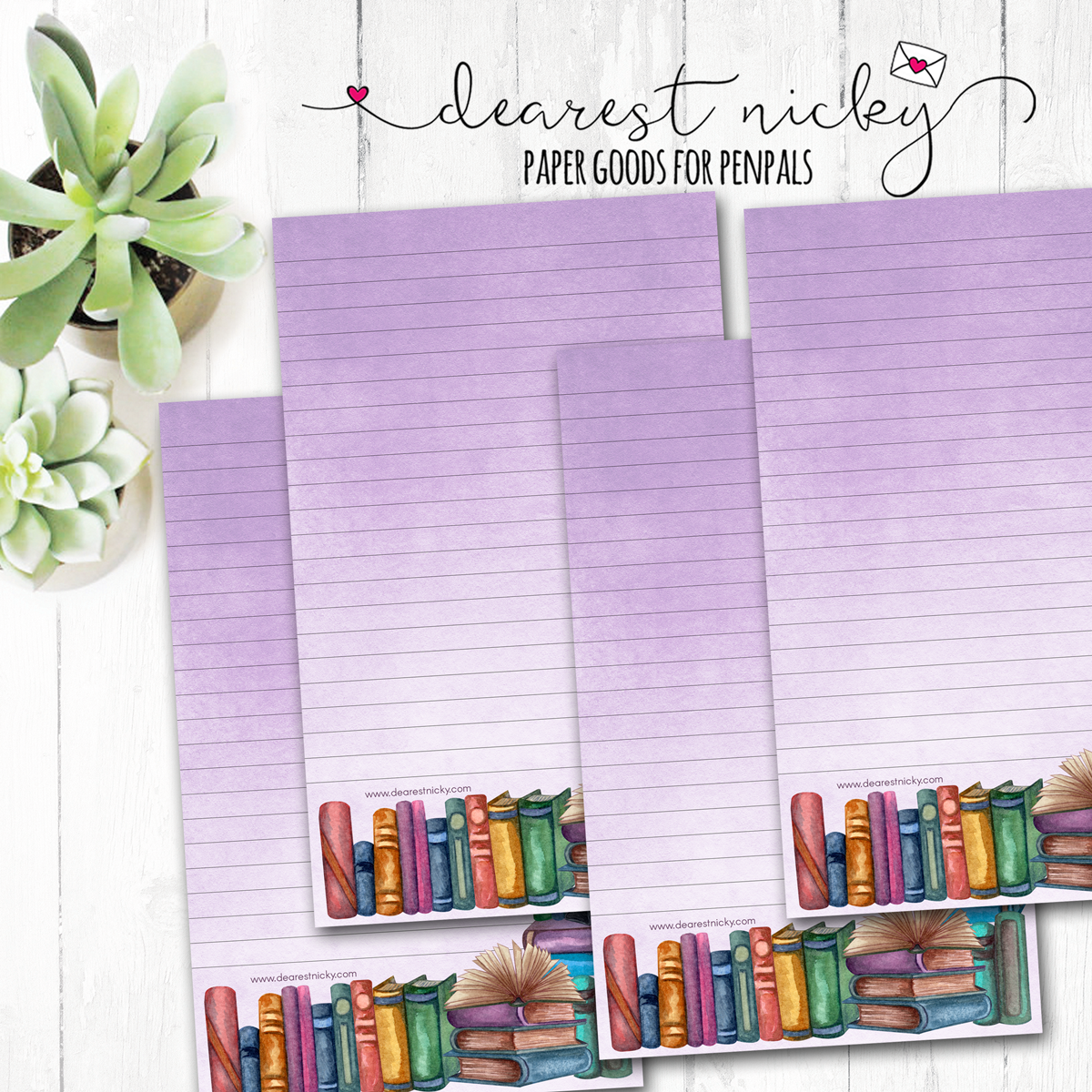 Nicky Writing Books Letter Writing Paper – Dearest Nicky
