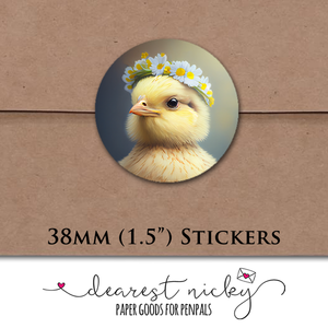 Chick Envelope Seals <br> Set of 30 Stickers