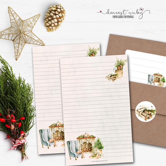 Cozy Winter Letter Writing Set