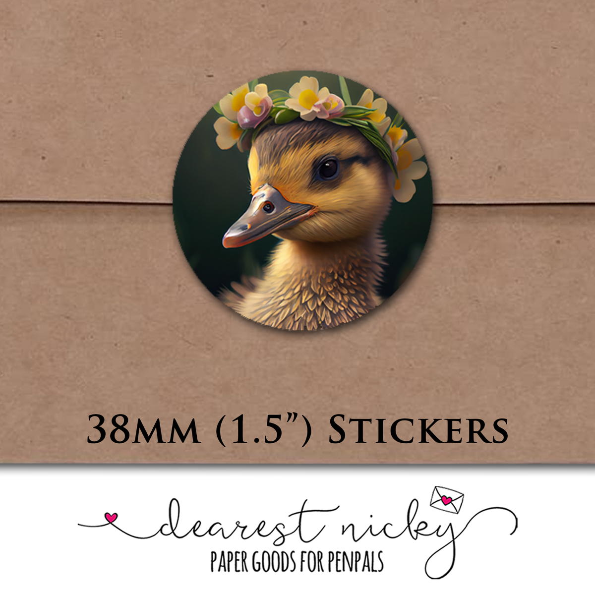 Duckling Envelope Seals - Set of 30 Stickers