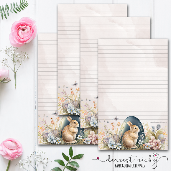 Easter Bunny Letter Writing Paper