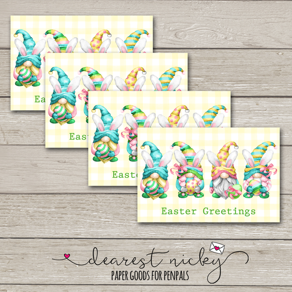Easter Gnomes Postcards - Set of 4