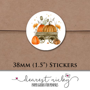 Fall Gnome Envelope Seals <br> Set of 30 Stickers