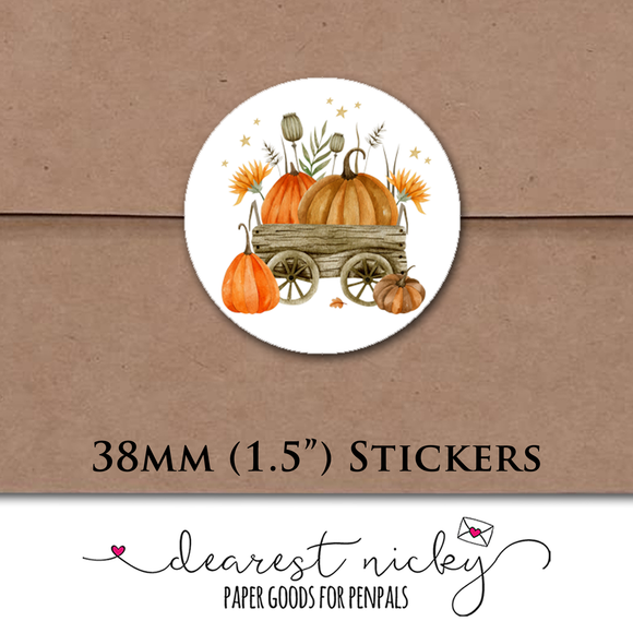 Fall Gnome Envelope Seals <br> Set of 30 Stickers