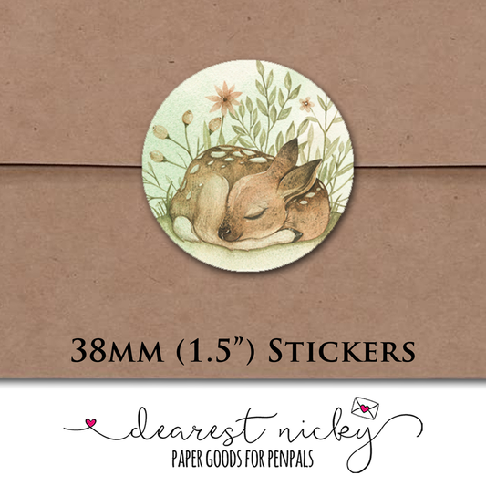 Forest Baby Envelope Seals - Set of 30 Stickers