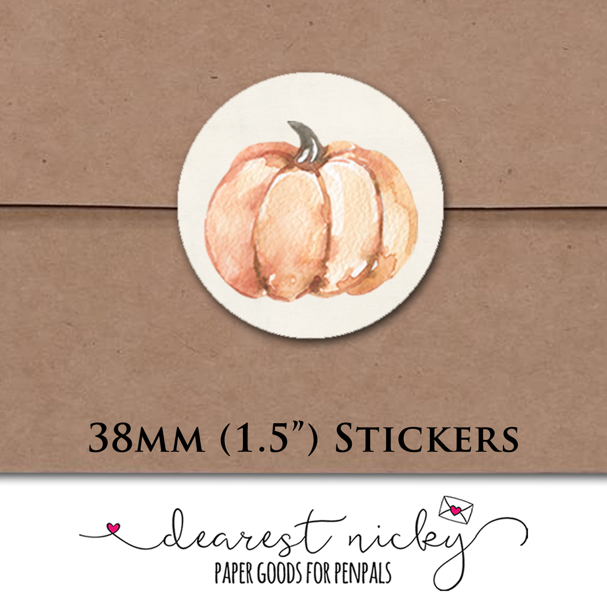 Hello Fall Tiered Tray Envelope Seals - Set of 30 Stickers