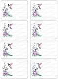 Hummingbird Mailing Address Labels <br> Set of 16