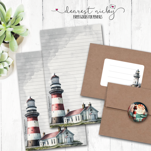 Lighthouse Letter Writing Set