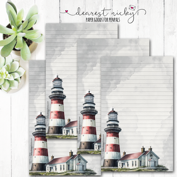 Lighthouse Letter Writing Paper