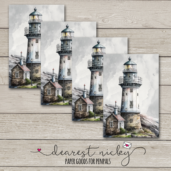 Lighthouse Postcards - Set of 4