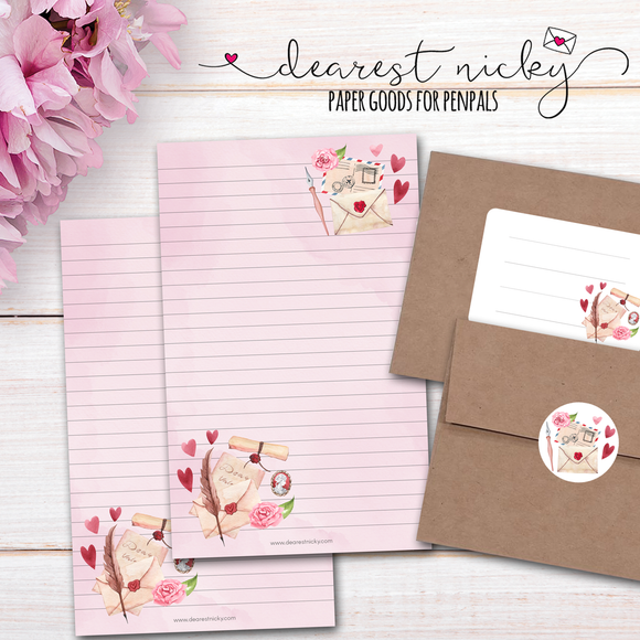 Love Letters Letter Writing Set