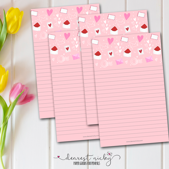 Love Notes Letter Writing Paper
