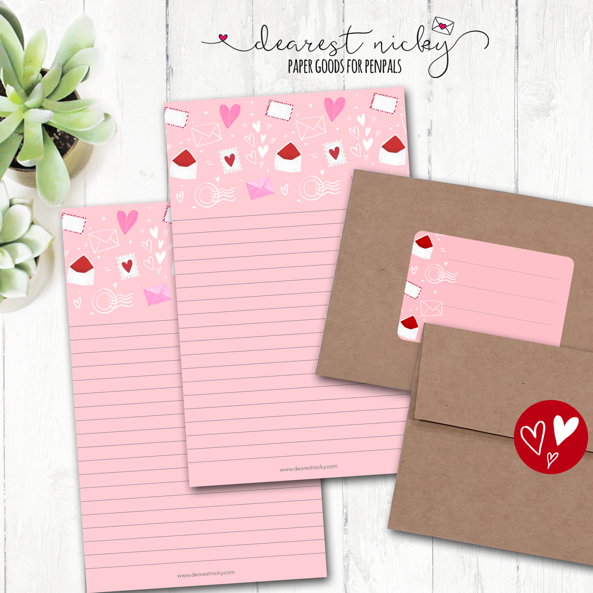 Love Notes Letter Writing Set – Dearest Nicky