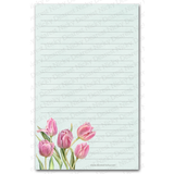 Pink Tulips Letter Writing Paper