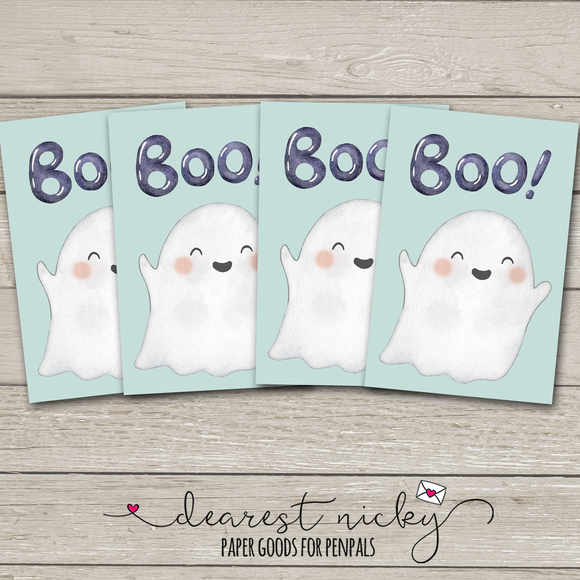 Boo! Postcards - Set of 4