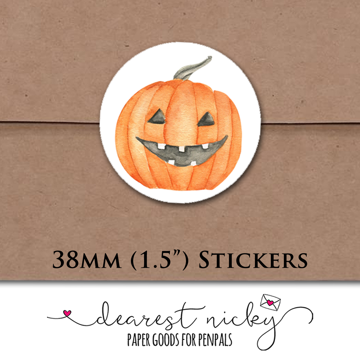 Spooky Halloween Envelope Seals - Set of 30 Stickers