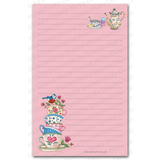 Stack of Teacups Letter Writing Paper