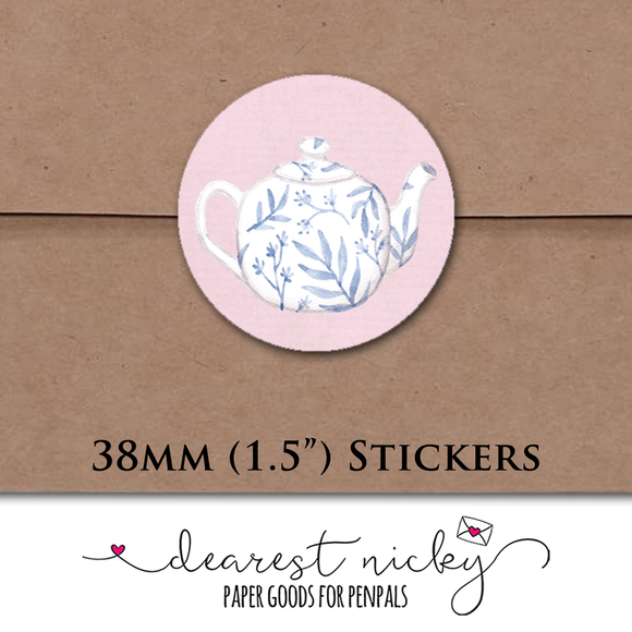 Tea Envelope Seals <br> Set of 30 Stickers