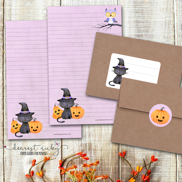 Witch Kitty Letter Writing Set